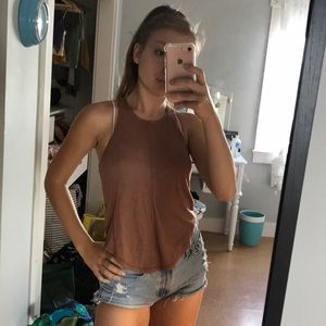 ‼️SOLD‼️Mauve Halter Tank